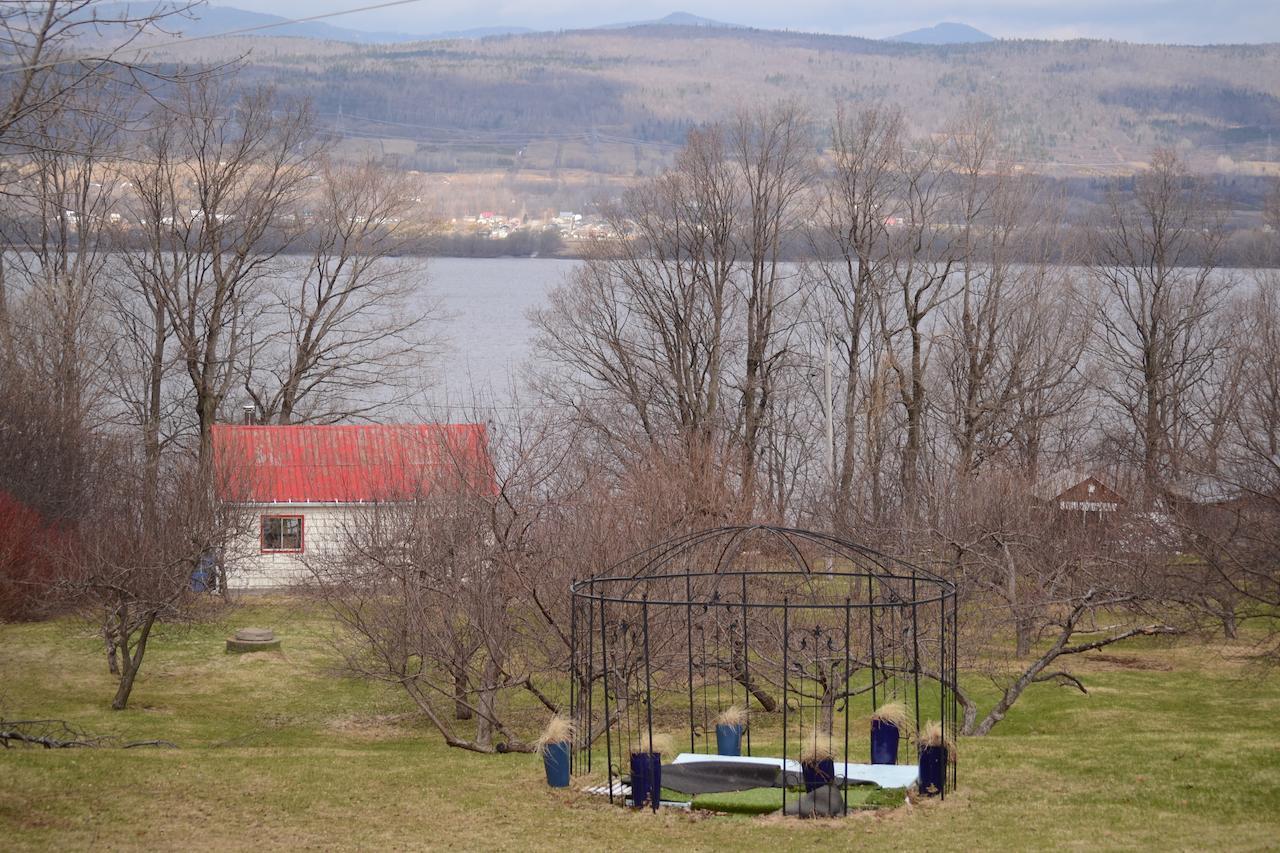 Gîte au Toit Bleu Sainte-Famille Extérieur photo